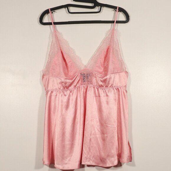 Victoria's Secret Tops - NWOT Victoria Secret Pink Lace Cami Size XL